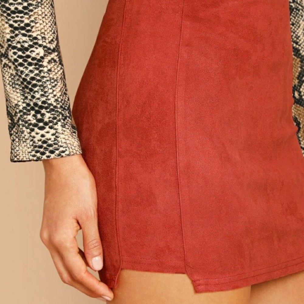 High waist mini skirt - Picture 4 of 4